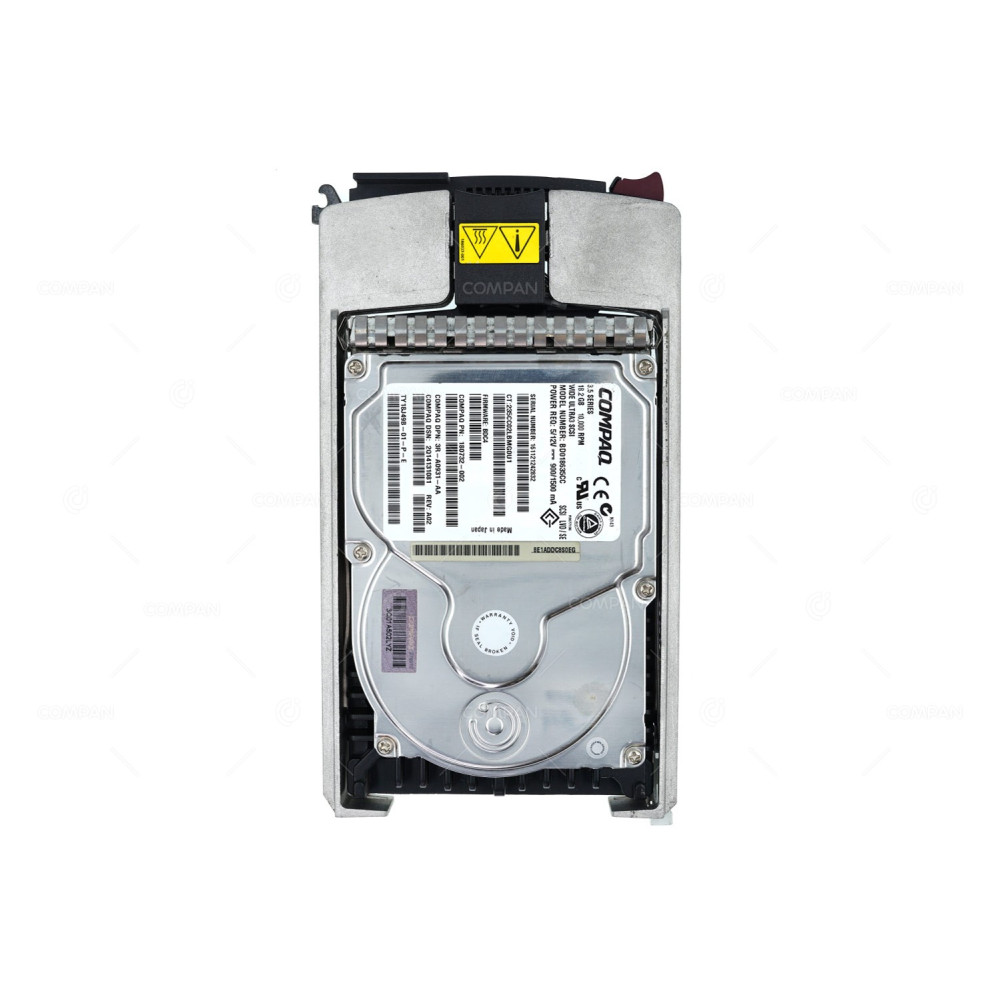 104663-001 HP COMPAQ HARD DRIVE 18.2GB 7200 RPM WIDE ULTRA 2 SCSI 3.5 30-56069-01, 400739-B21